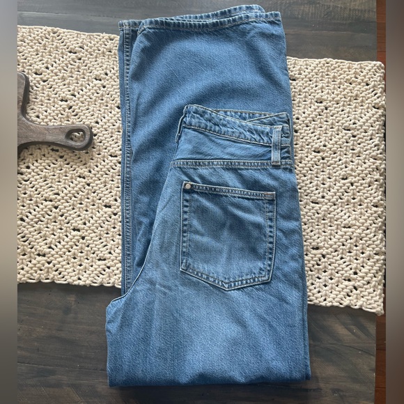 H&M Light Blue Ultra Wide-Leg Jeans Like New - Picture 8 of 16
